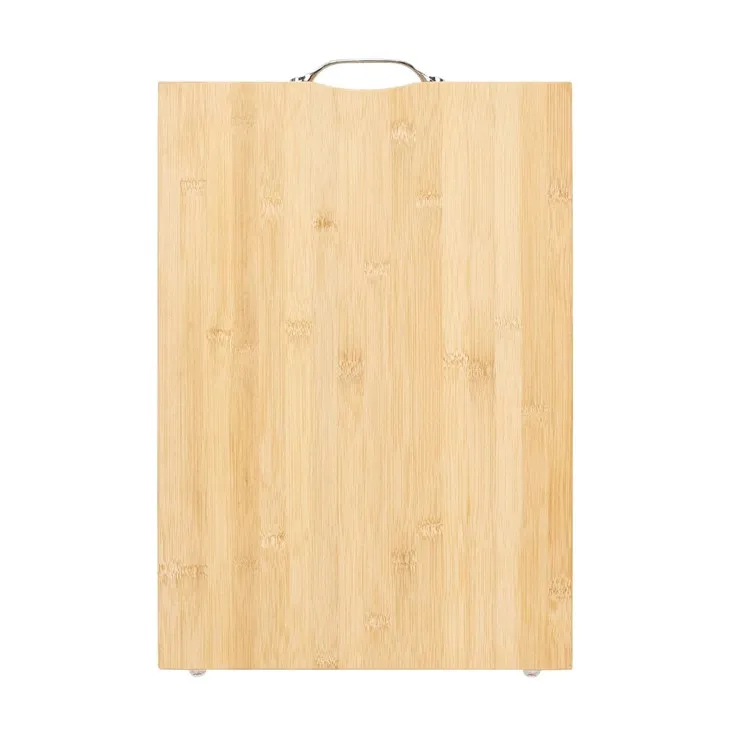 Bamboo Chopping Board With Stainless Steel Handle (1)